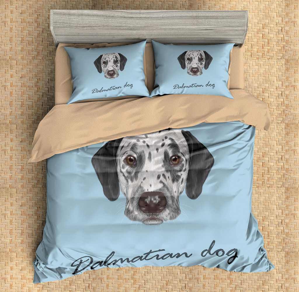 3D Customize Dalmatian Dog Bedding Set Duvet Cover Set Bedroom Set Bedlinen