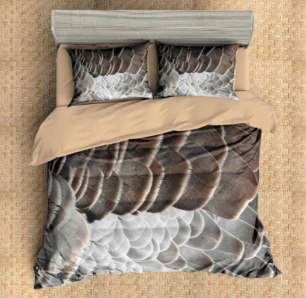 3D Customize Feathers Bedding Set Duvet Cover Set Bedroom Set Bedlinen 1