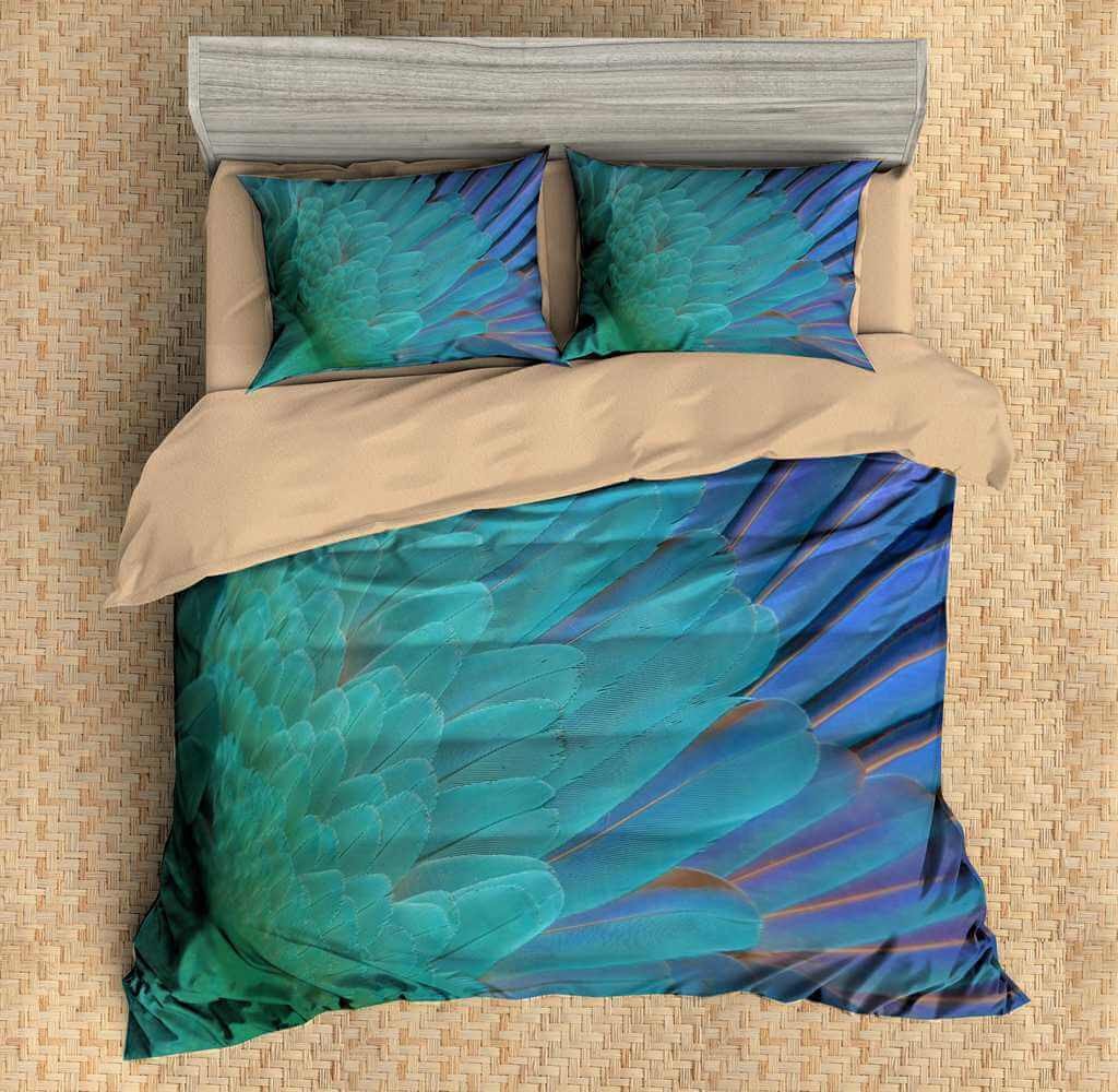 3D Customize Feathers Bedding Set Duvet Cover Set Bedroom Set Bedlinen 2