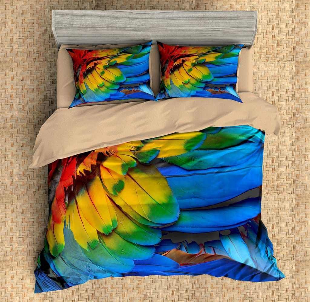 3D Customize Feathers Bedding Set Duvet Cover Set Bedroom Set Bedlinen 8