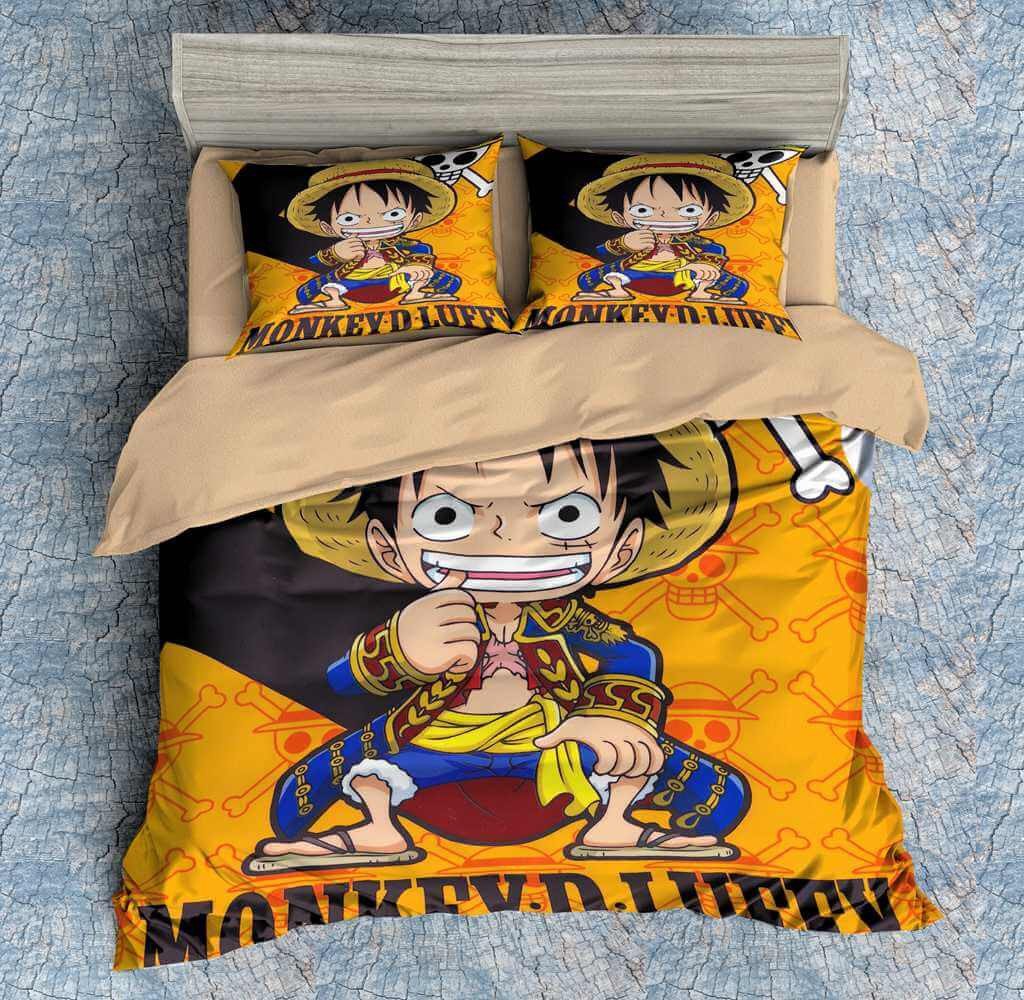 3D Customize Monkey.D.Luffy Bedding Set Duvet Cover Set Bedroom Set Bedlinen