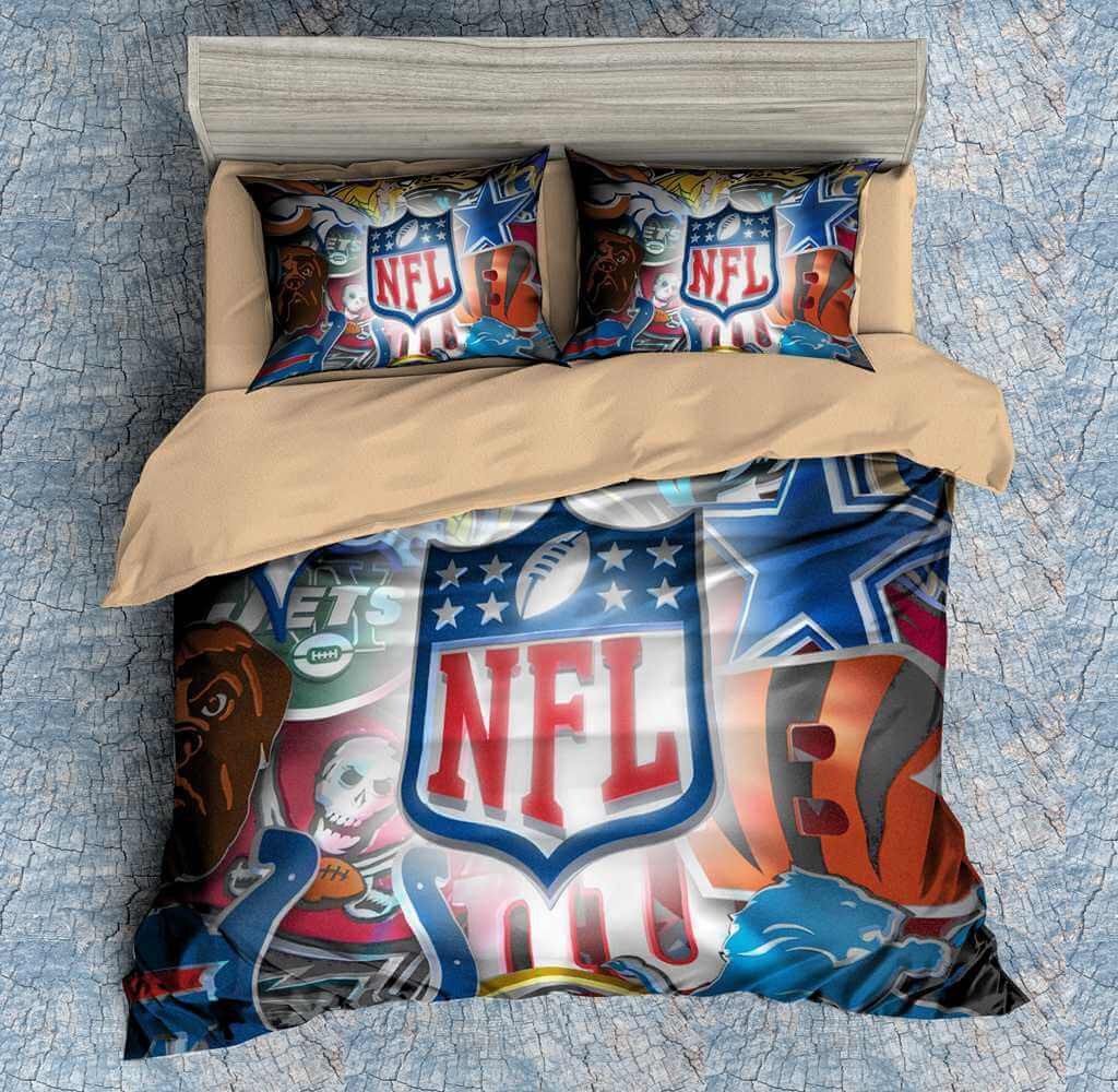 3D Customize Nfl Bedding Set Duvet Cover Set Bedroom Set Bedlinen
