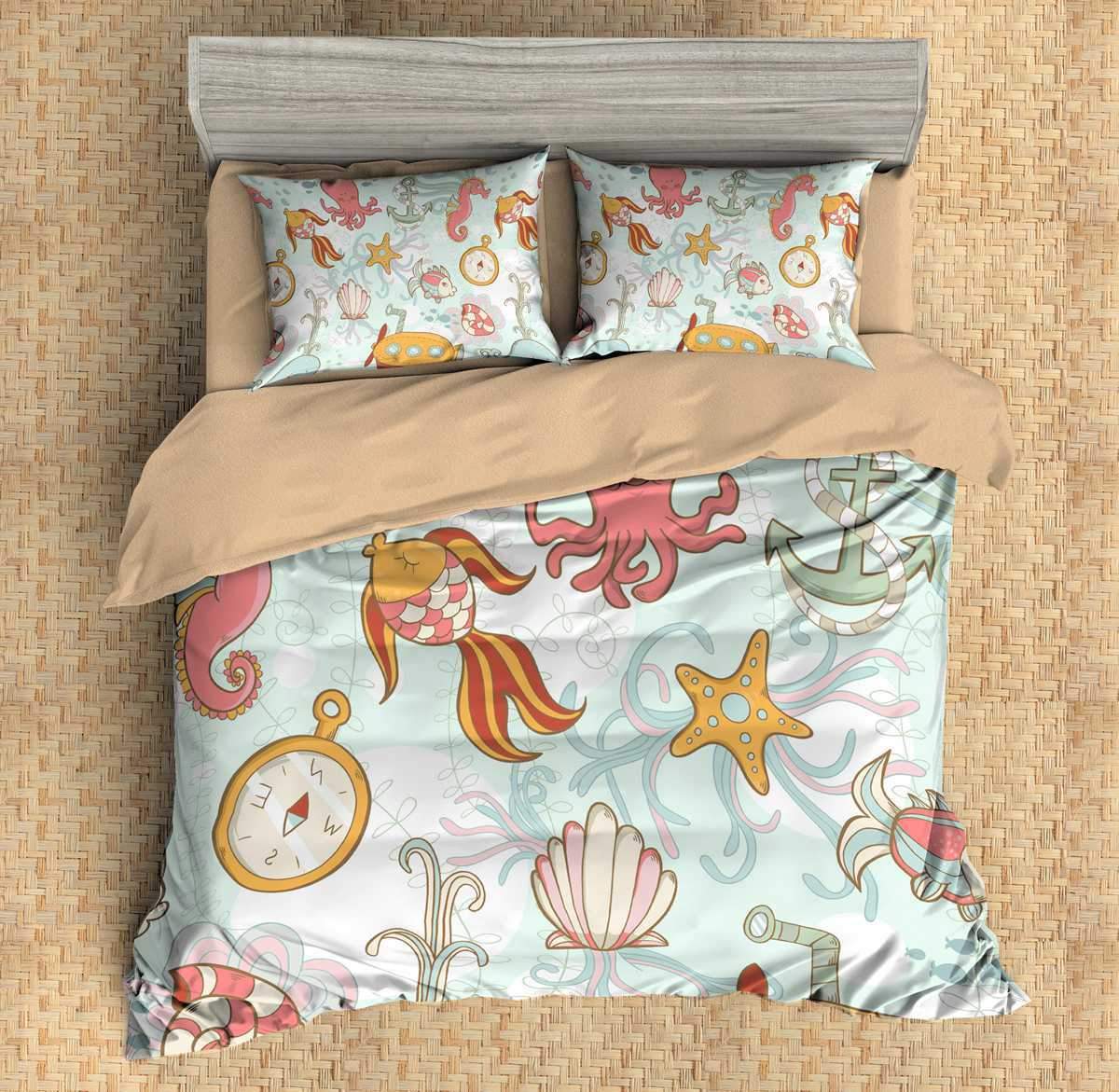 3D Customize Ocean Bedding Set Duvet Cover Set Bedroom Set Bedlinen 6