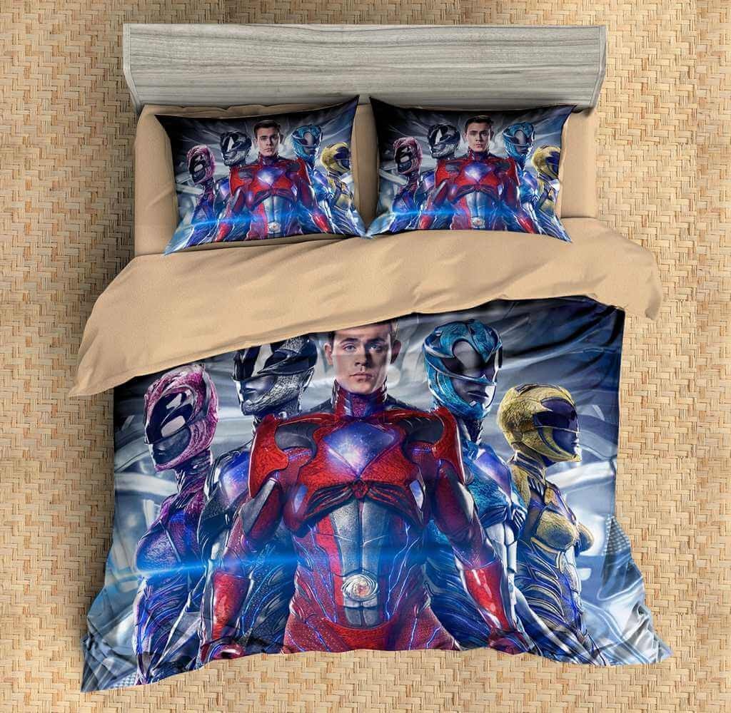3D Customize Power Rangers Bedding Set Duvet Cover Set Bedroom Set Bedlinen