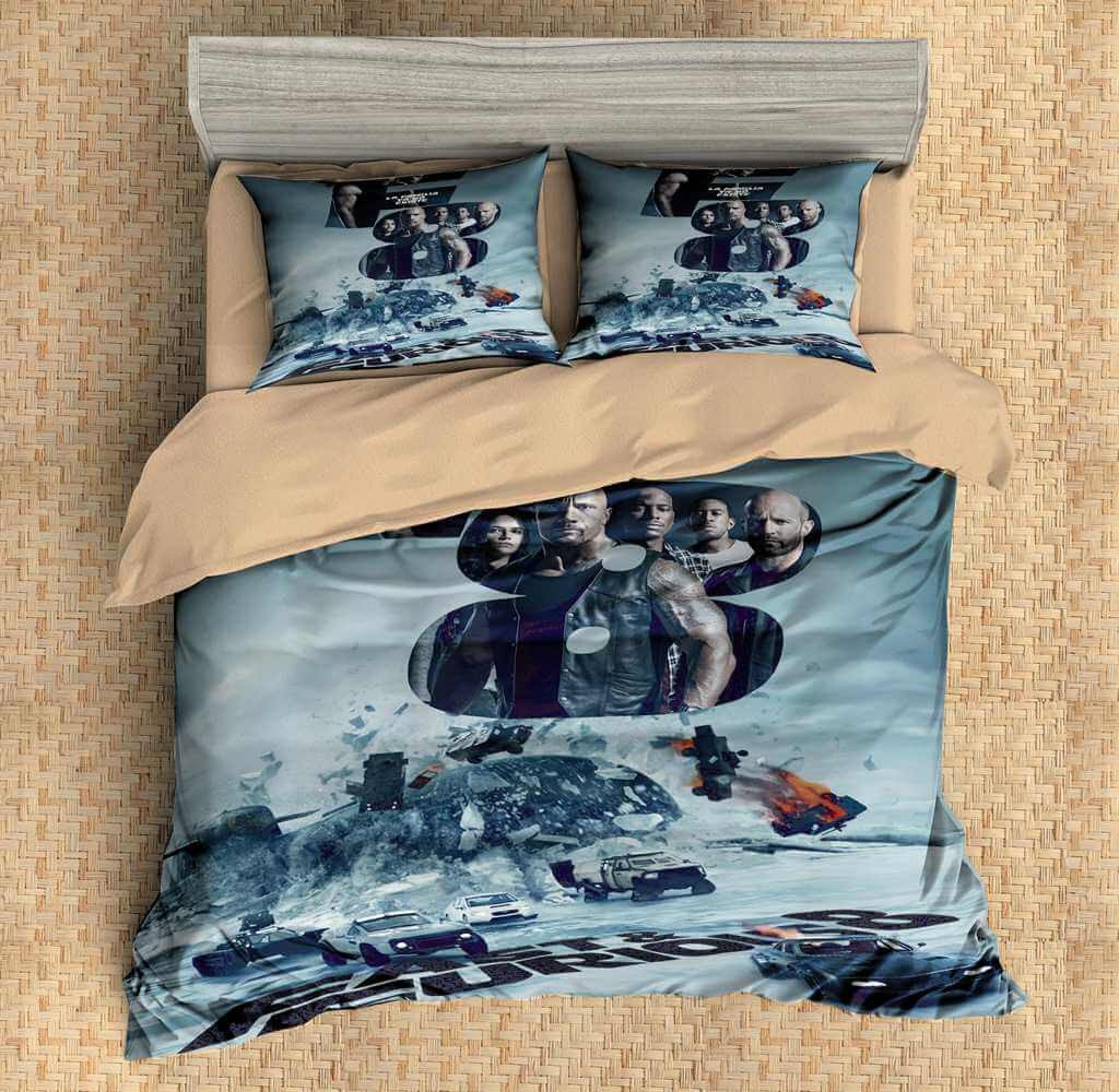 3D Customize The Fate Of The Furious Bedding Set Duvet Cover Set Bedroom Set Bedlinen
