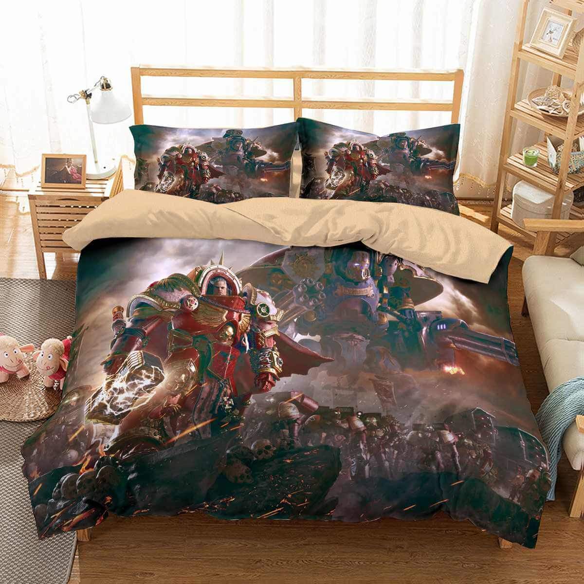 3D Customize Warhammer 40,000 Dawn Of War Bedding Set Duvet Cover Set Bedroom Set Bedlinen