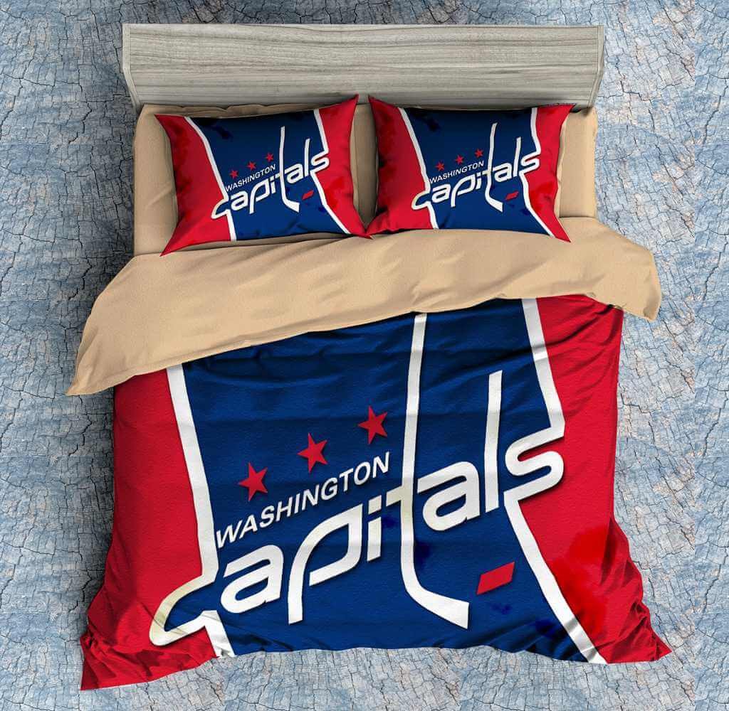3D Customize Washington Capitals Bedding Set Duvet Cover Set Bedroom Set Bedlinen