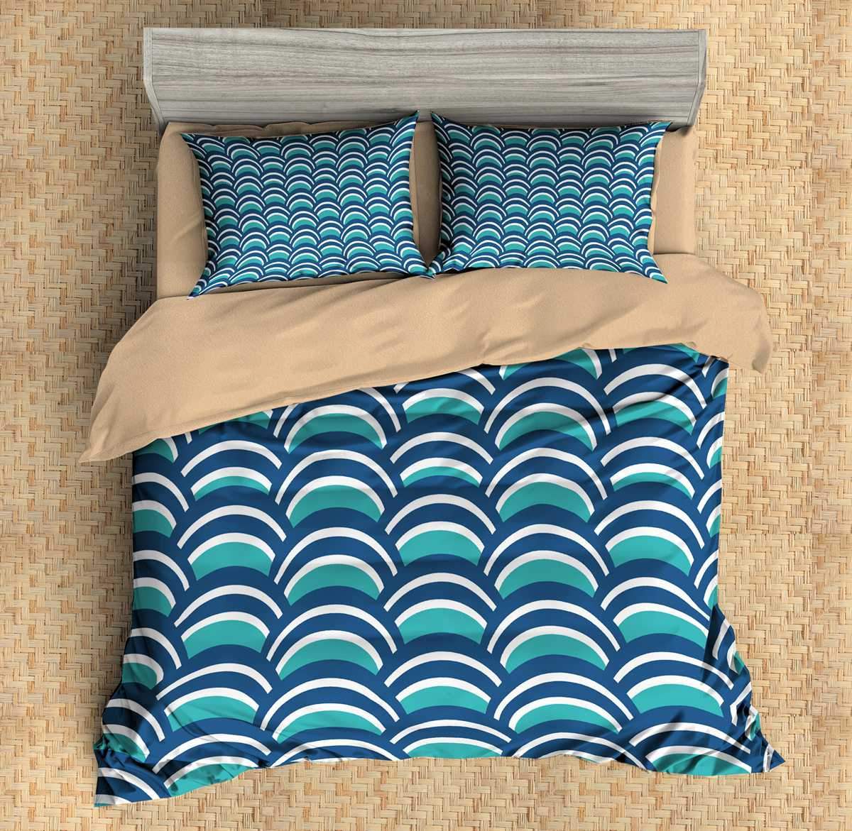 3D Customize Waves Bedding Set Duvet Cover Set Bedroom Set Bedlinen 8