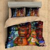 3D Five Nights At Freddy'S 3Pcs Duvet Cover Set Bedding Set Flat Sheet Pillowcases