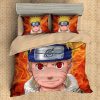 3D Naruto 3Pcs Duvet Cover Set Bedding Set Flat Sheet Pillowcases