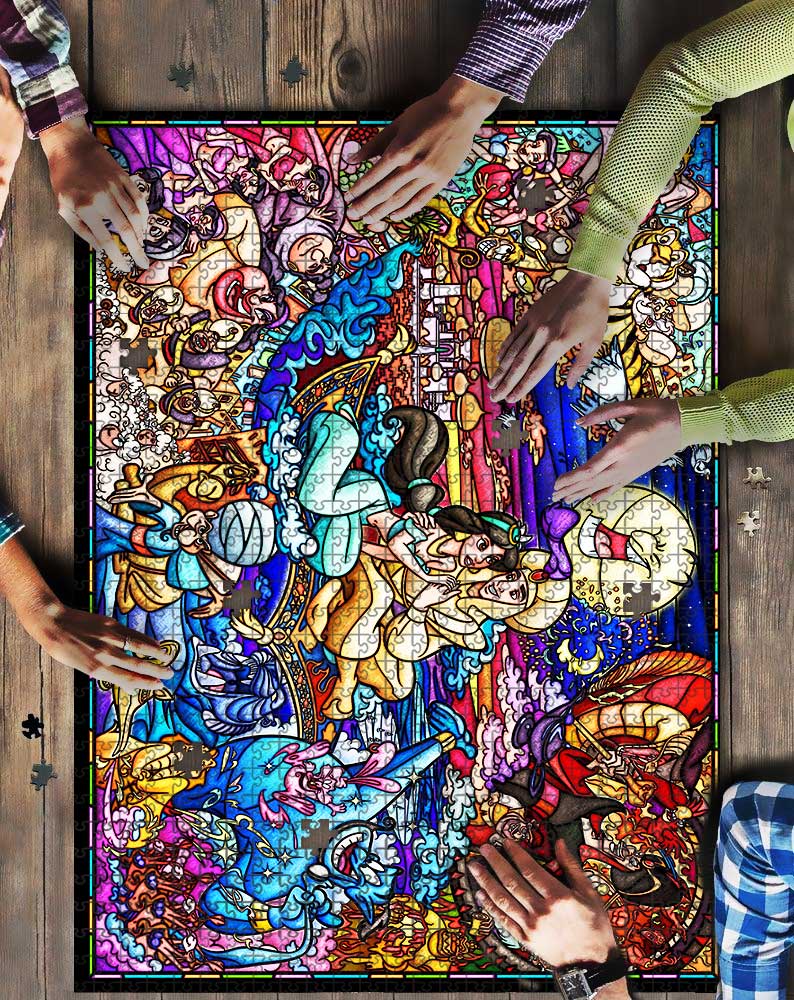 Stained Glass Aladin Mock Puzzle