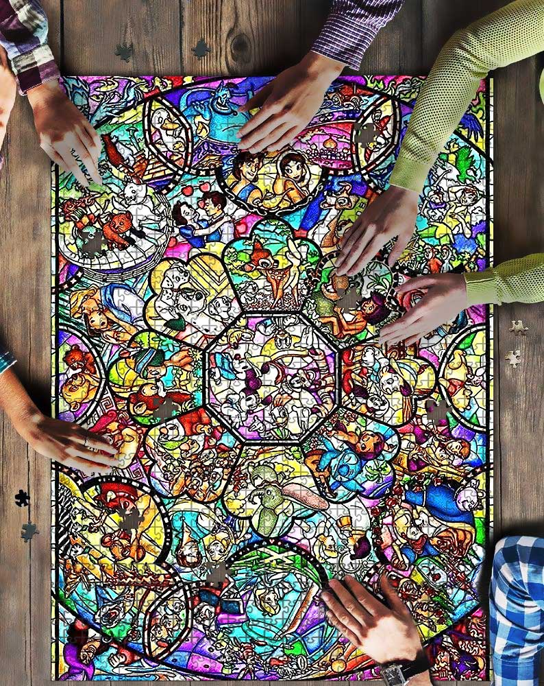 Stained Glass Mock Puzzle