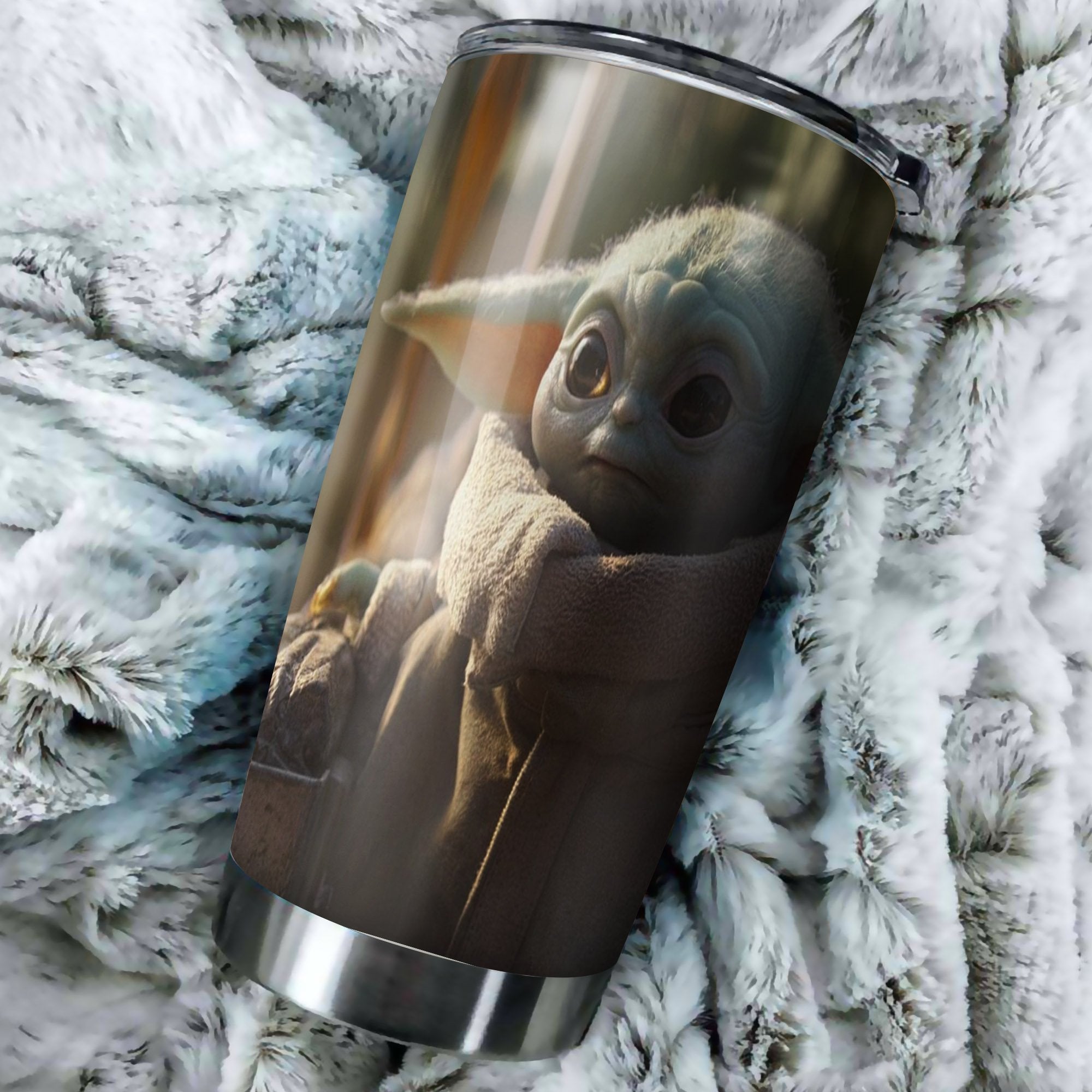 Baby Yoda Hd Tumbler Best Perfect Gift Idea Stainless Traveling Mugs 2021