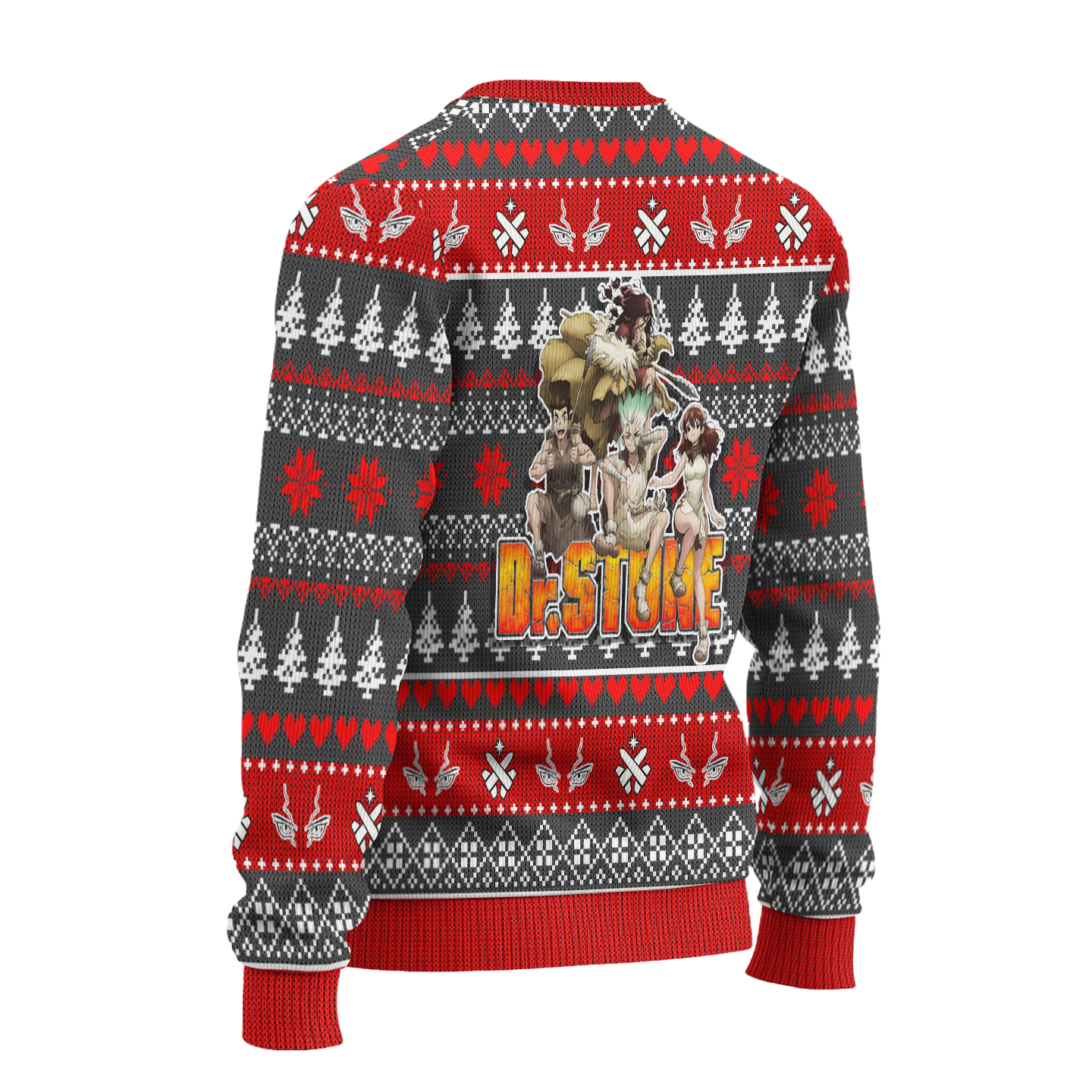 Dr Stone Anime Ugly Christmas Sweater Custom Xmas Gift