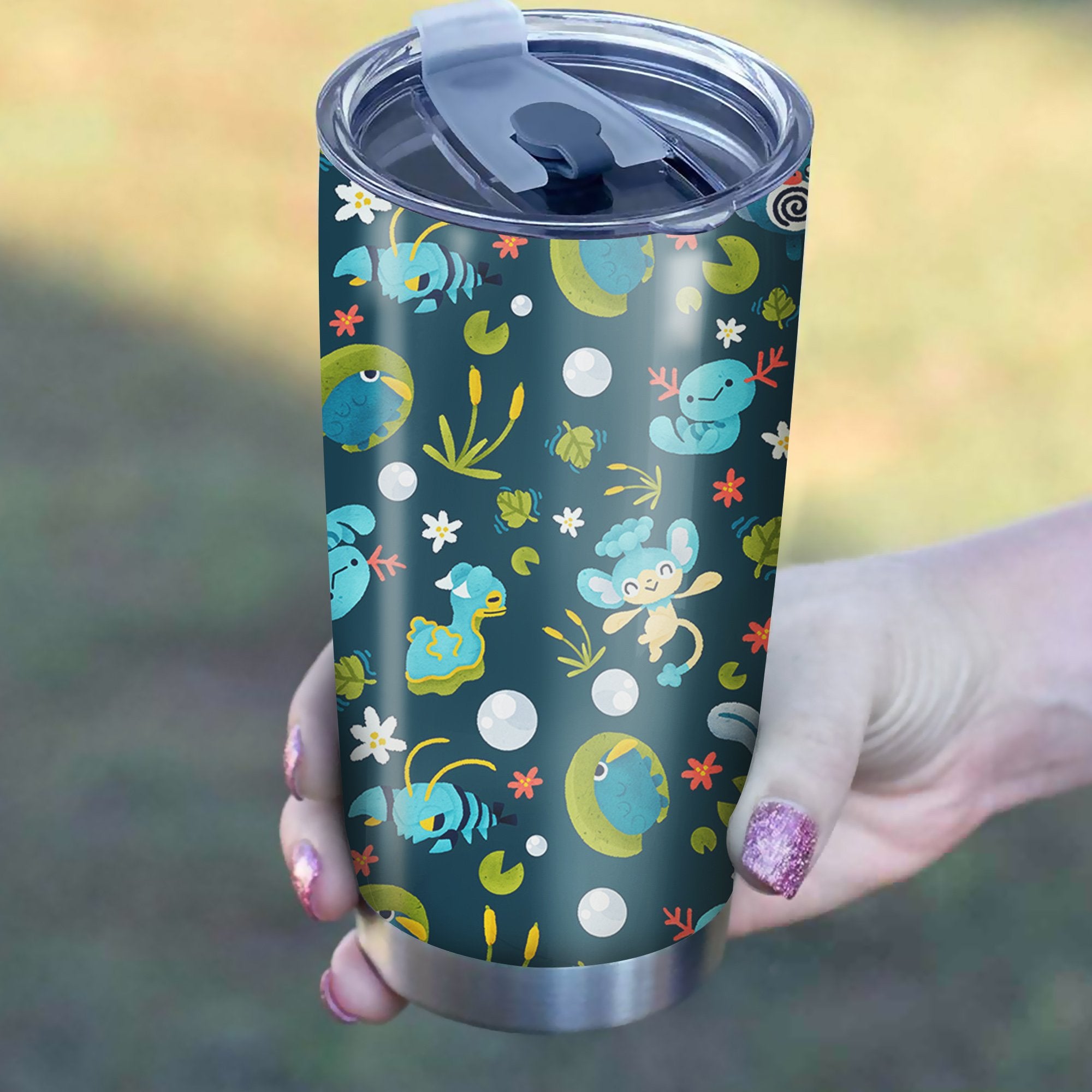 Pokemon Water Tumbler Best Perfect Gift Idea Stainless Traveling Mugs 2021