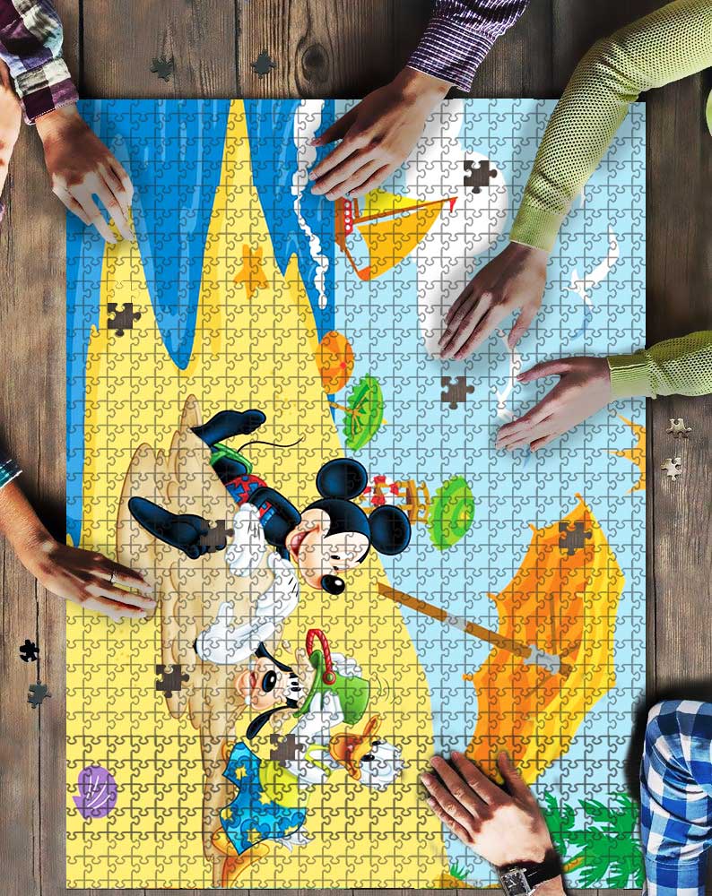 Mice On The Beach Mock Puzzle