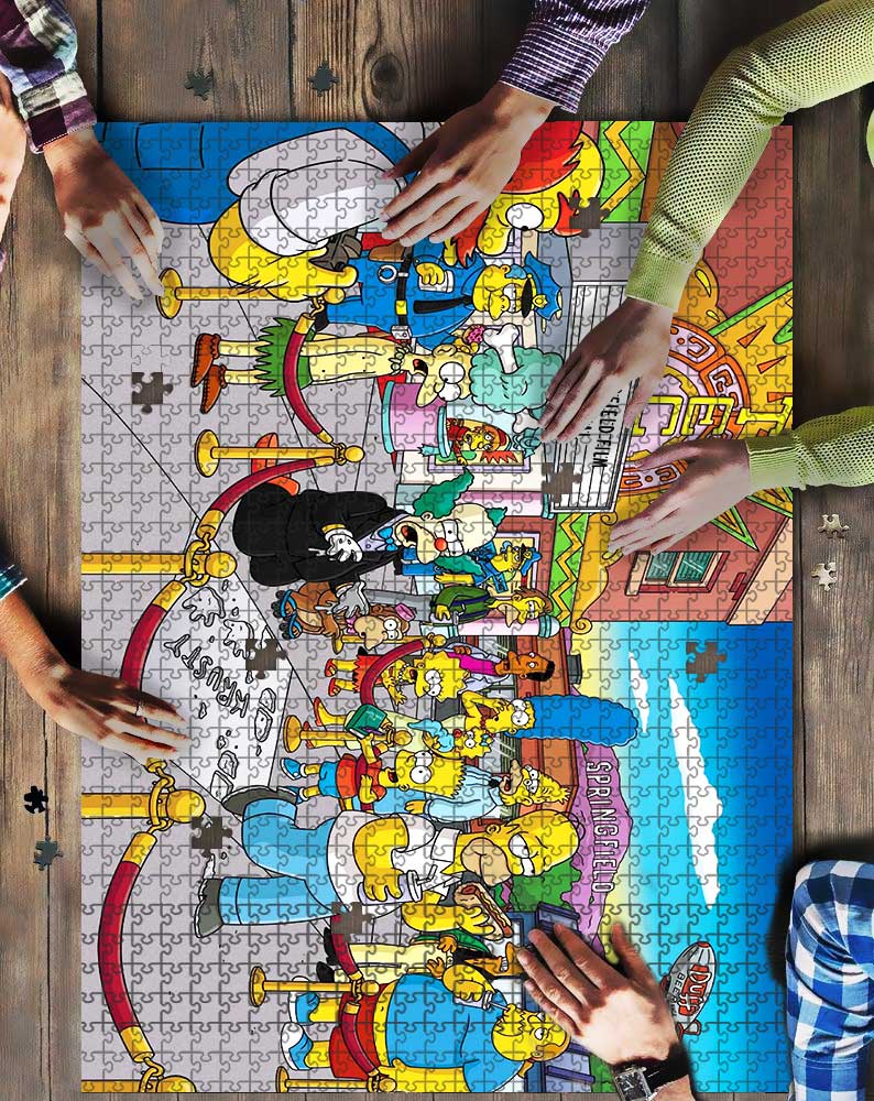 The Simpsons Movie Mock Puzzle