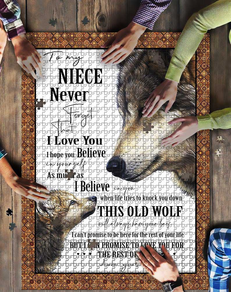 Wolf Quilt Forget Who You Are Puzzle