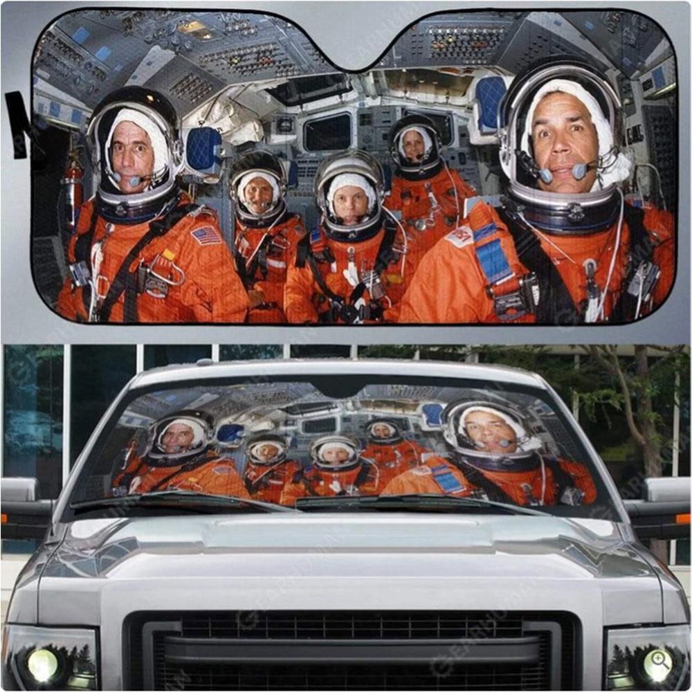 Astronaut Car Auto Sun Shades Windshield Accessories Decor Gift