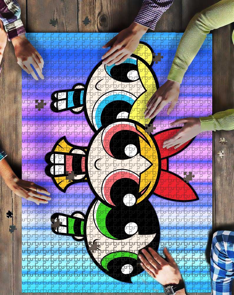 Powerpuff Girls Cute Mock Puzzle