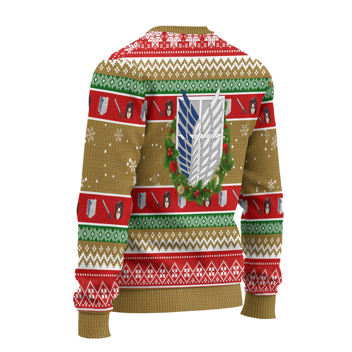 Hange Zoe Attack on Titan Anime Ugly Christmas Sweater Xmas Gift