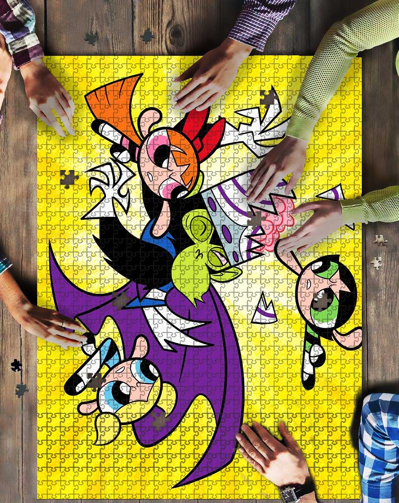 Powerpuff Girls Fight Mock Puzzle