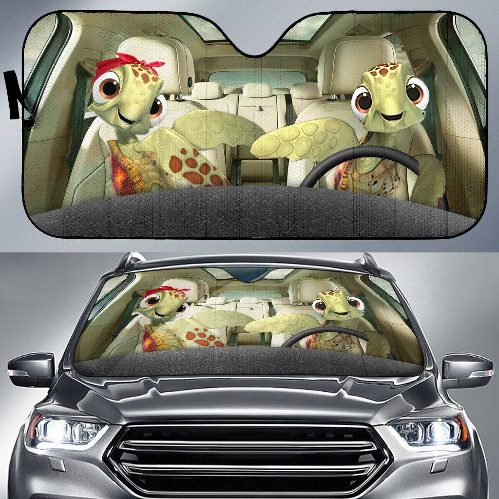 Two Turtles Family Car Windshield Auto Sun Shade Amazing Best Gift Ideas 2021