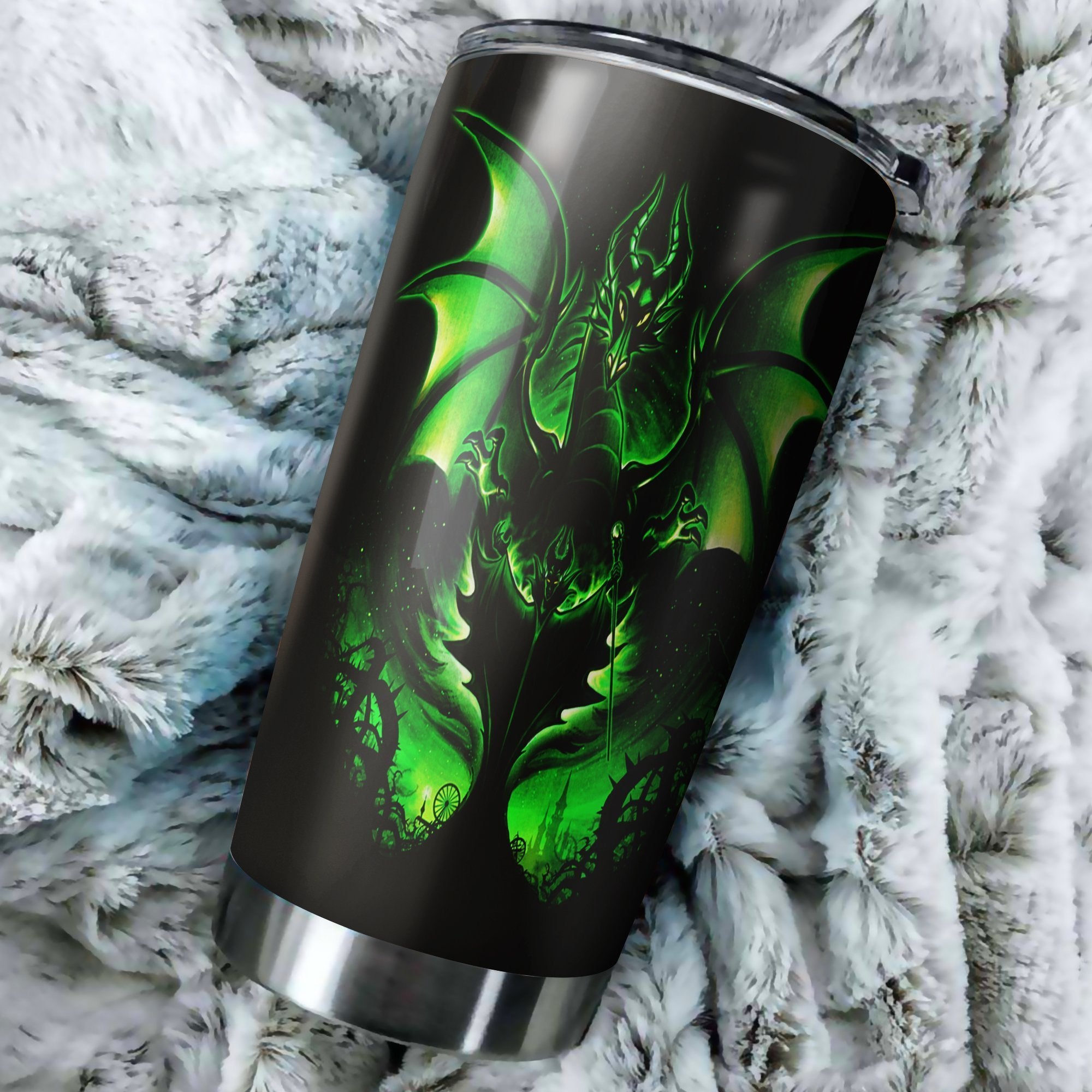 Maleficent 3D Tumbler Perfect Birthday Best Gift Stainless Traveling Mugs 2021