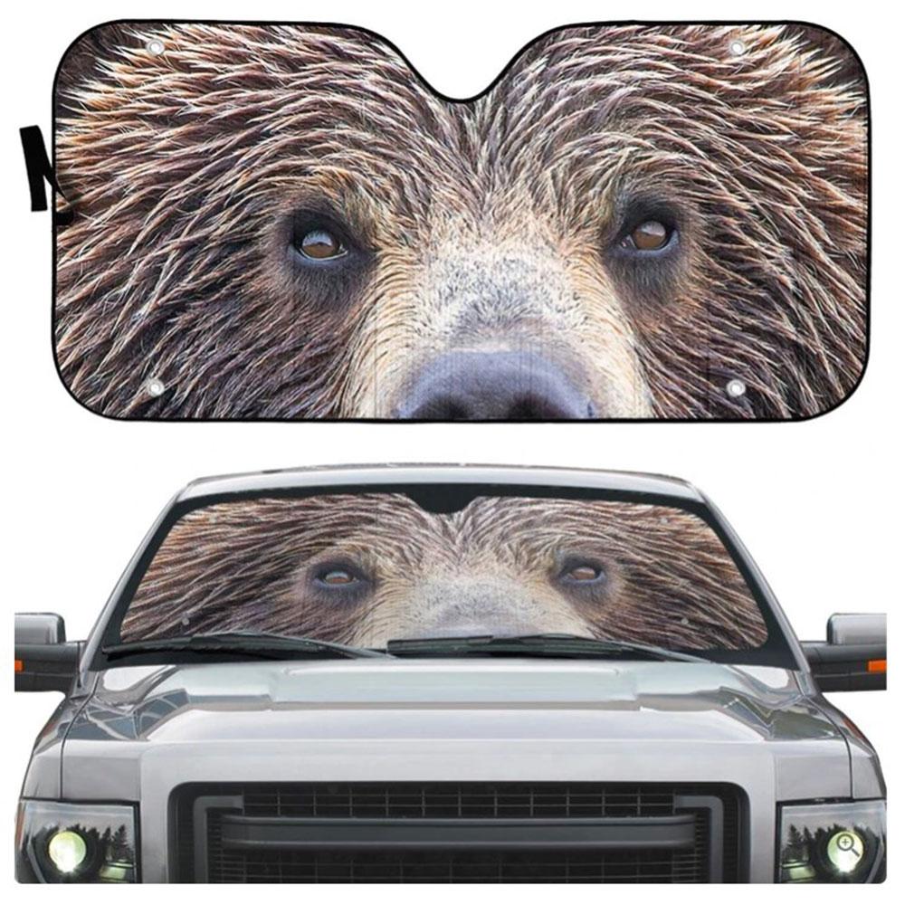 Bear Eyes Car Auto Sun Shades Windshield Accessories Decor Gift