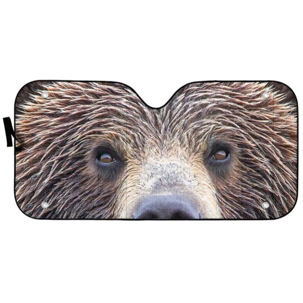 Bear Eyes Car Auto Sun Shades Windshield Accessories Decor Gift