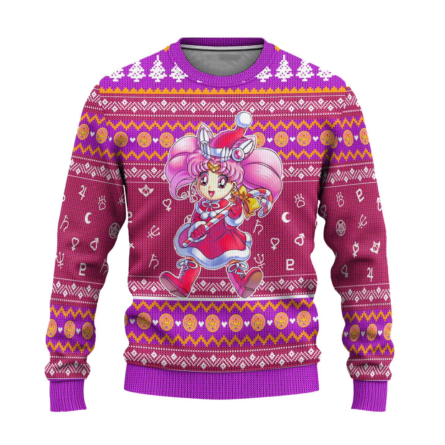 Chibiusa Tsukino Ugly Christmas Sweater Sailor Moon Anime Xmas Gift