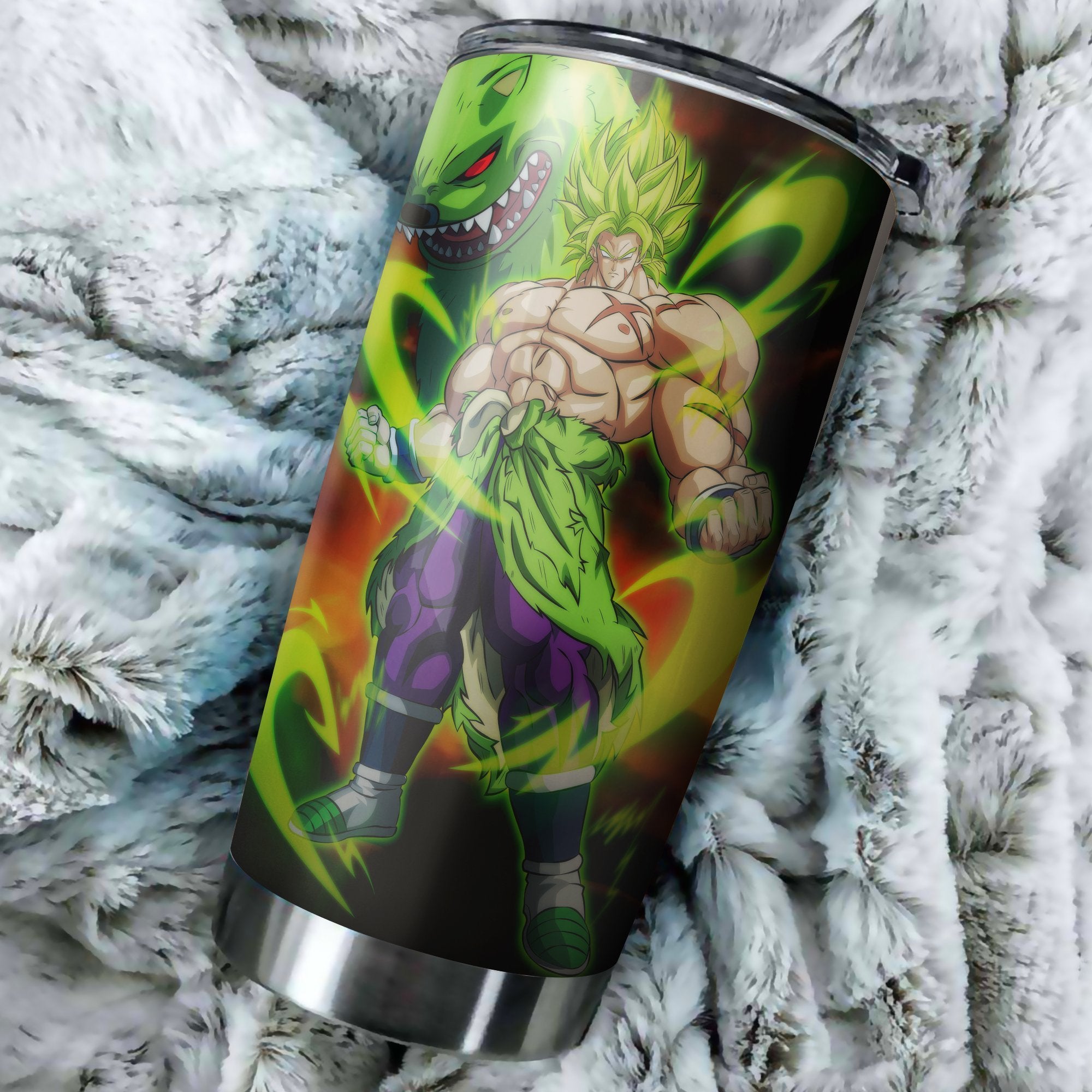 Broly Super Saiyan Tumbler Perfect Birthday Best Gift Stainless Traveling Mugs 2021