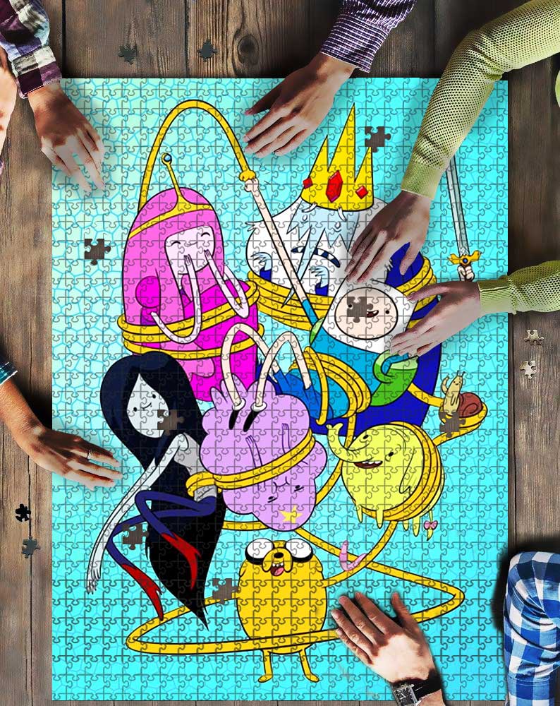 Adventure Time Finn The Human Jake The Dog Mock Puzzle