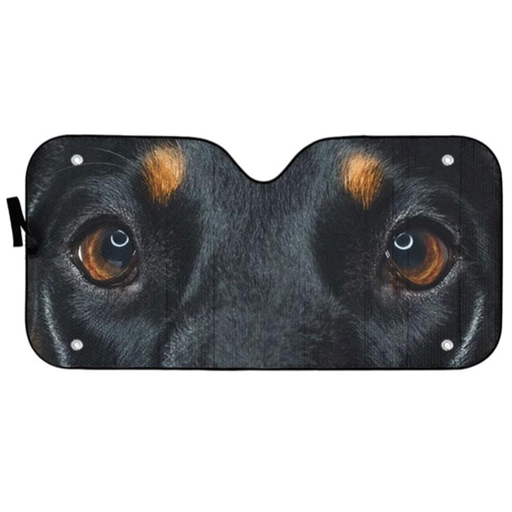 Doberman Dog Eyes Custom Car Auto Sun Shades Windshield Accessories Decor Gift