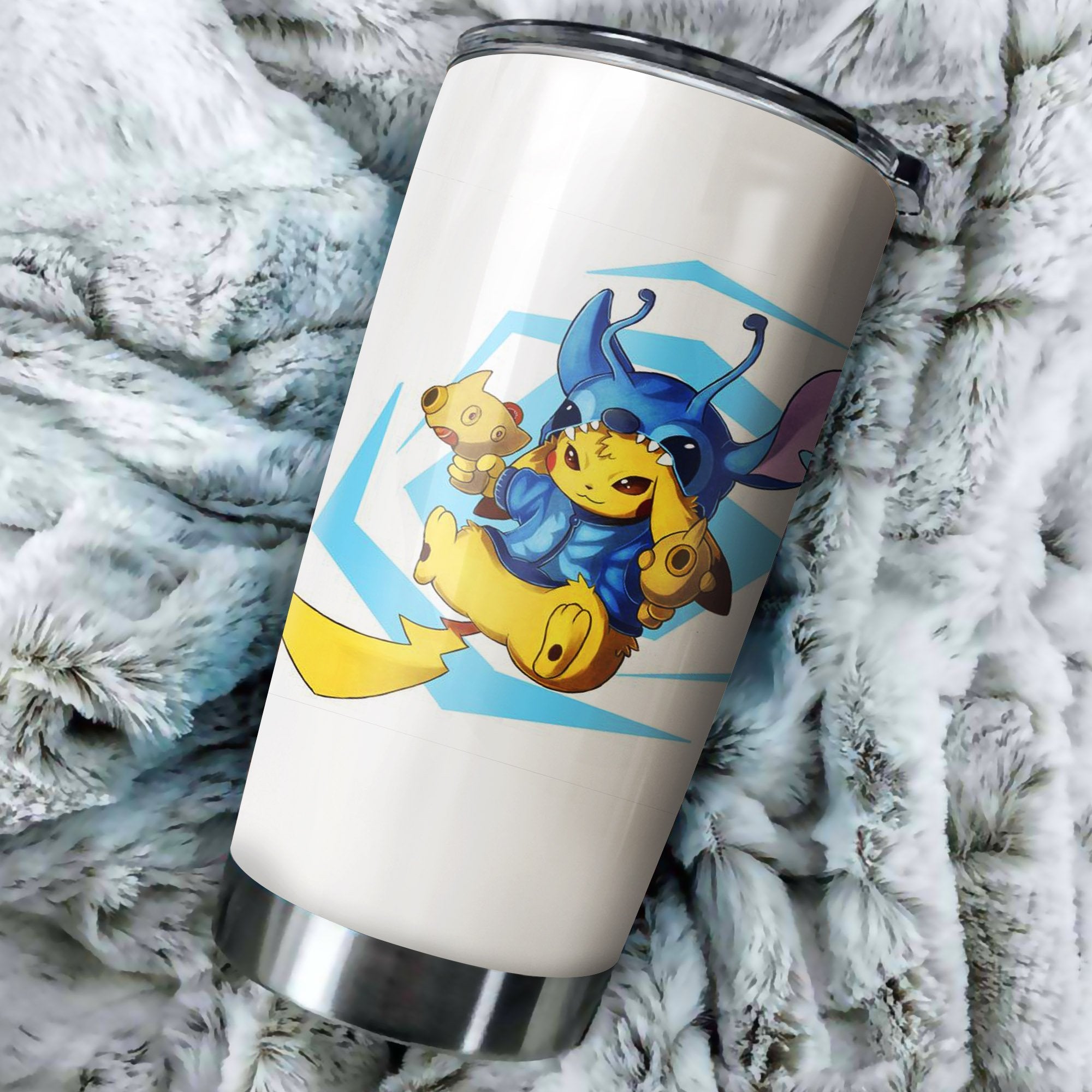 Pikastitch Tumbler Perfect Birthday Best Gift Stainless Traveling Mugs 2021