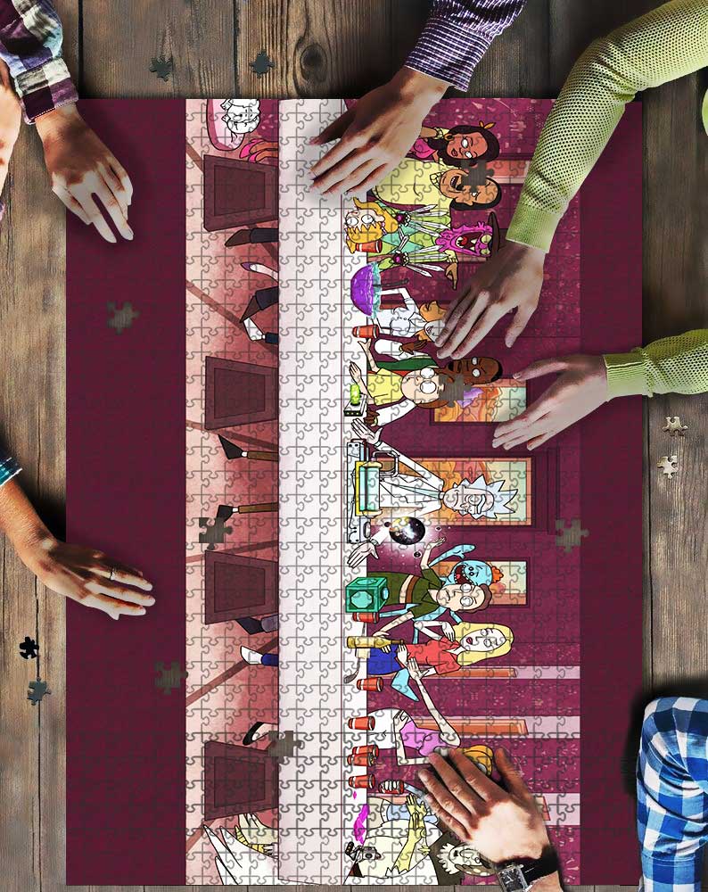 Rick And Morty The Last Meal Mock Puzzle