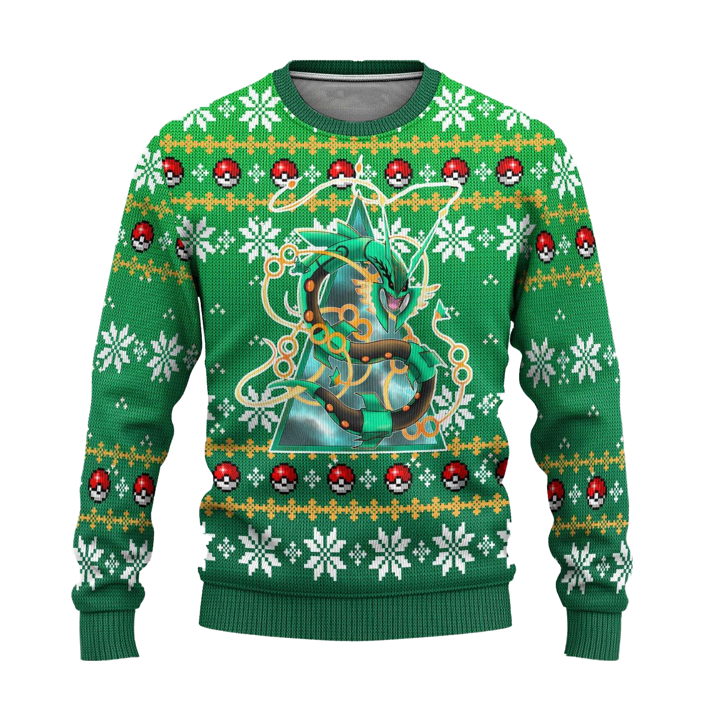 Pokemon Rayquaza Anime Ugly Christmas Sweater Xmas Gift