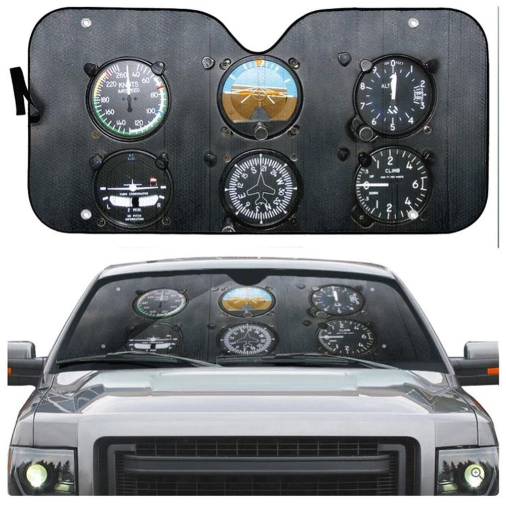 Pilots Art Packs Car Auto Sun Shades Windshield Accessories Decor Gift