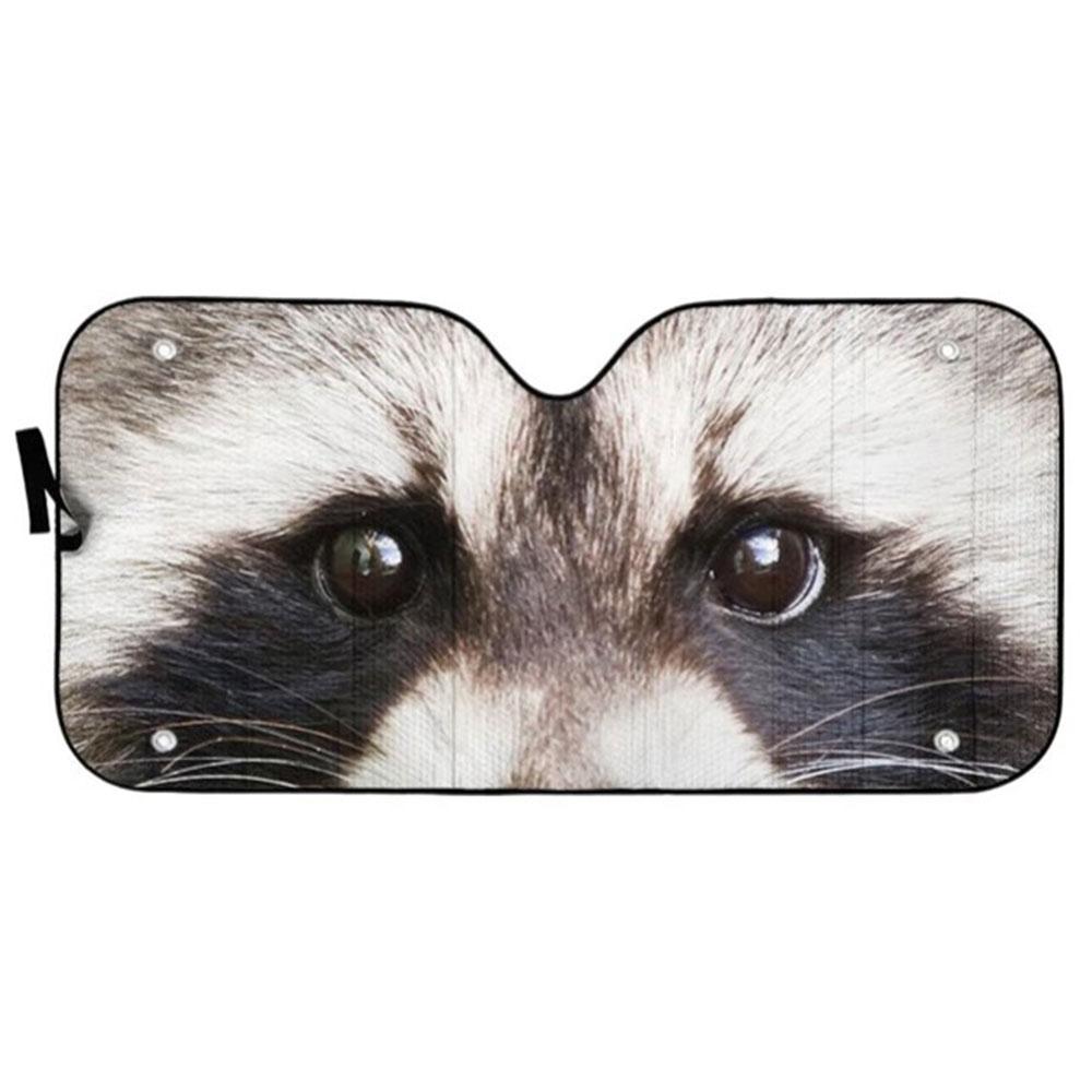 Raccoon Eyes Car Auto Sun Shades Windshield Accessories Decor Gift