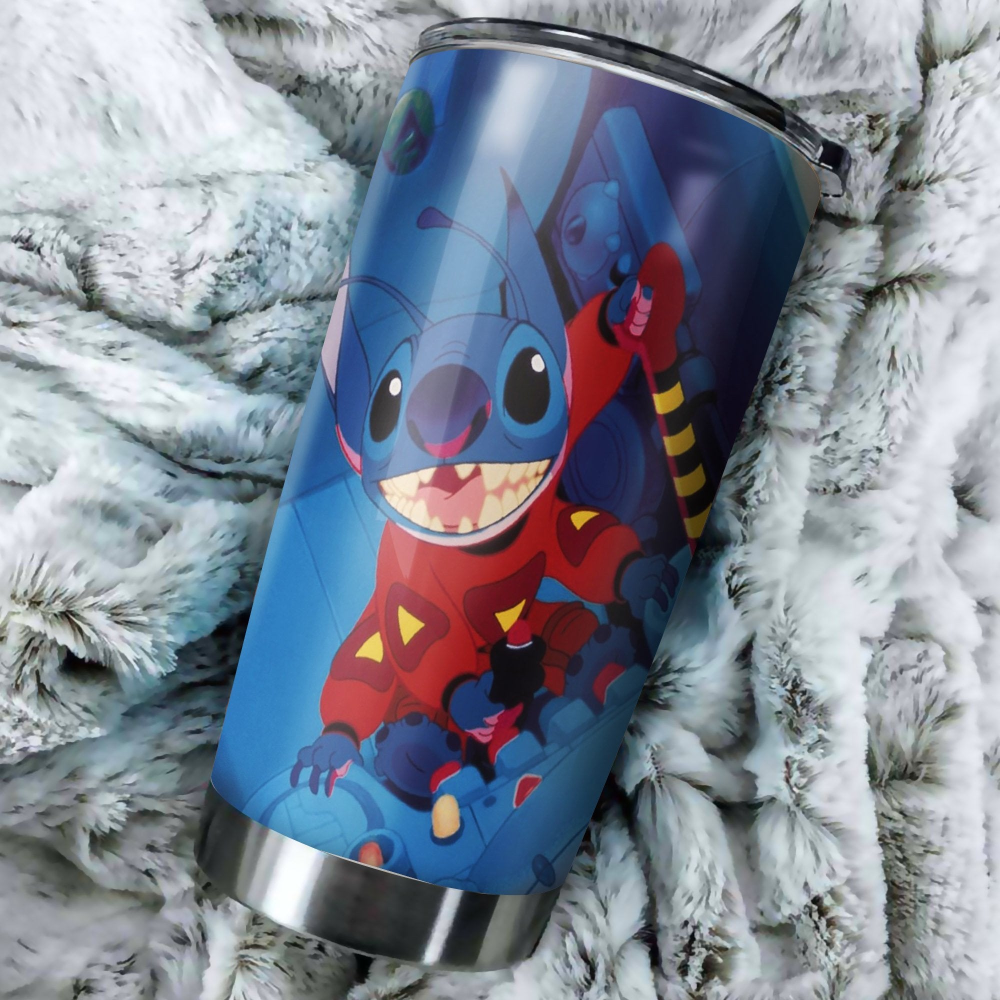 Stitch Space Tumbler Perfect Birthday Best Gift Stainless Traveling Mugs 2021