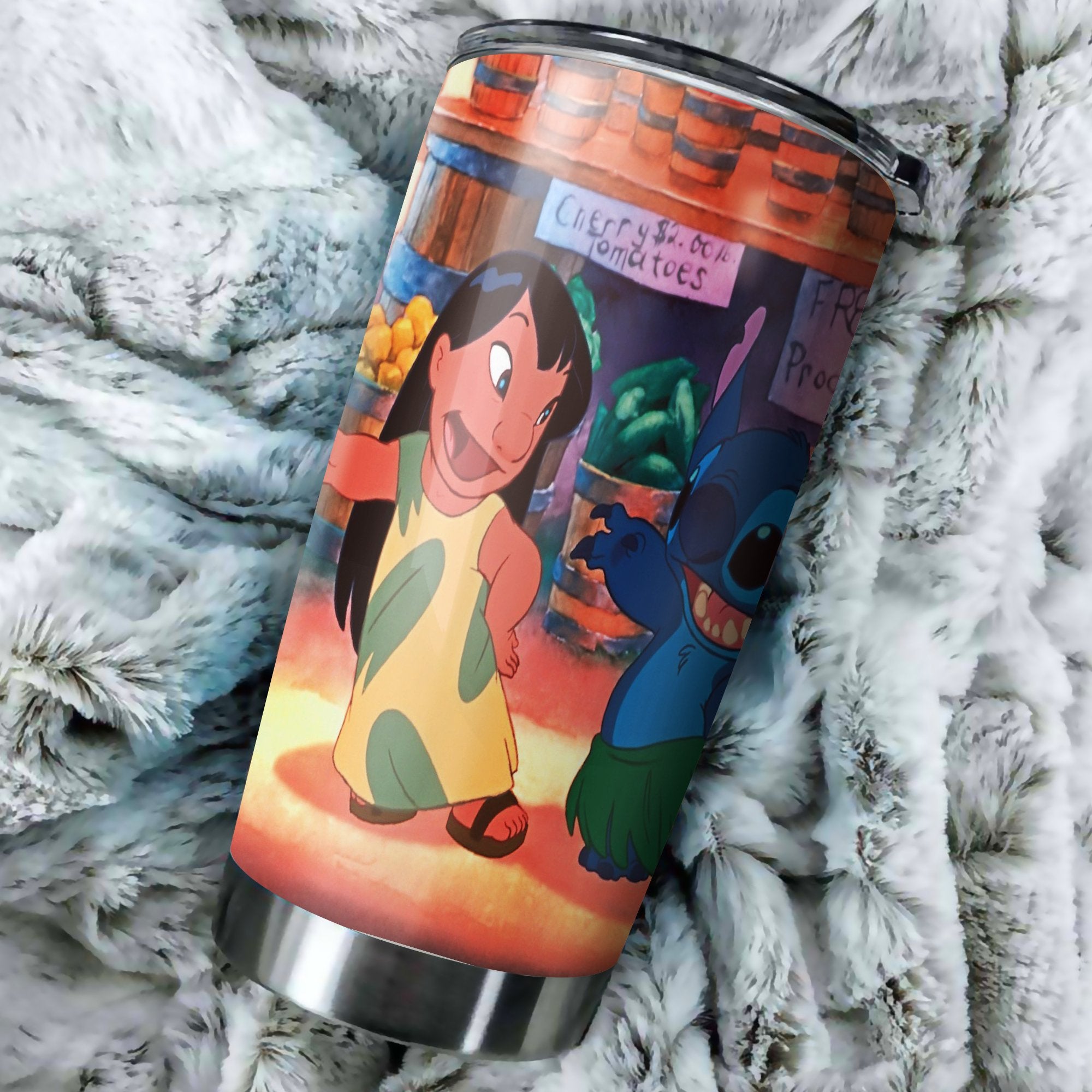 Stitch And Lilo Tumbler Perfect Birthday Best Gift Stainless Traveling Mugs 2021