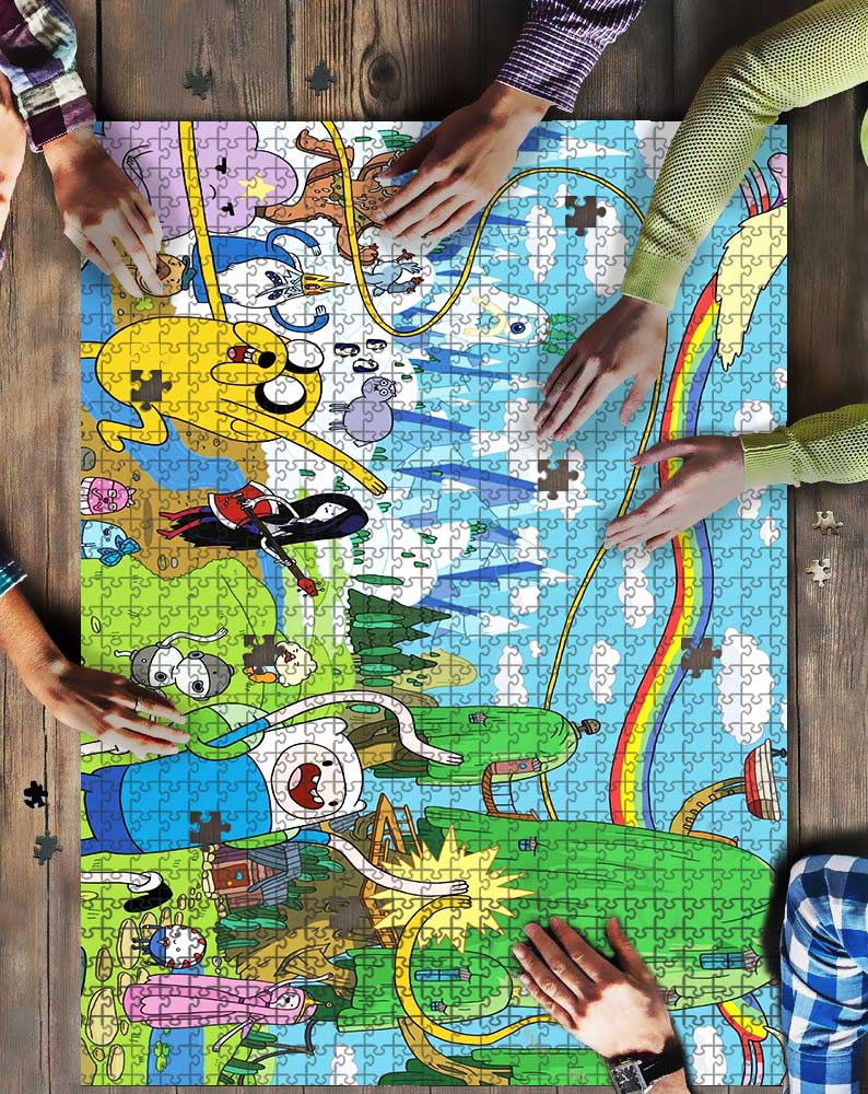 Adventure Time World Mock Puzzle