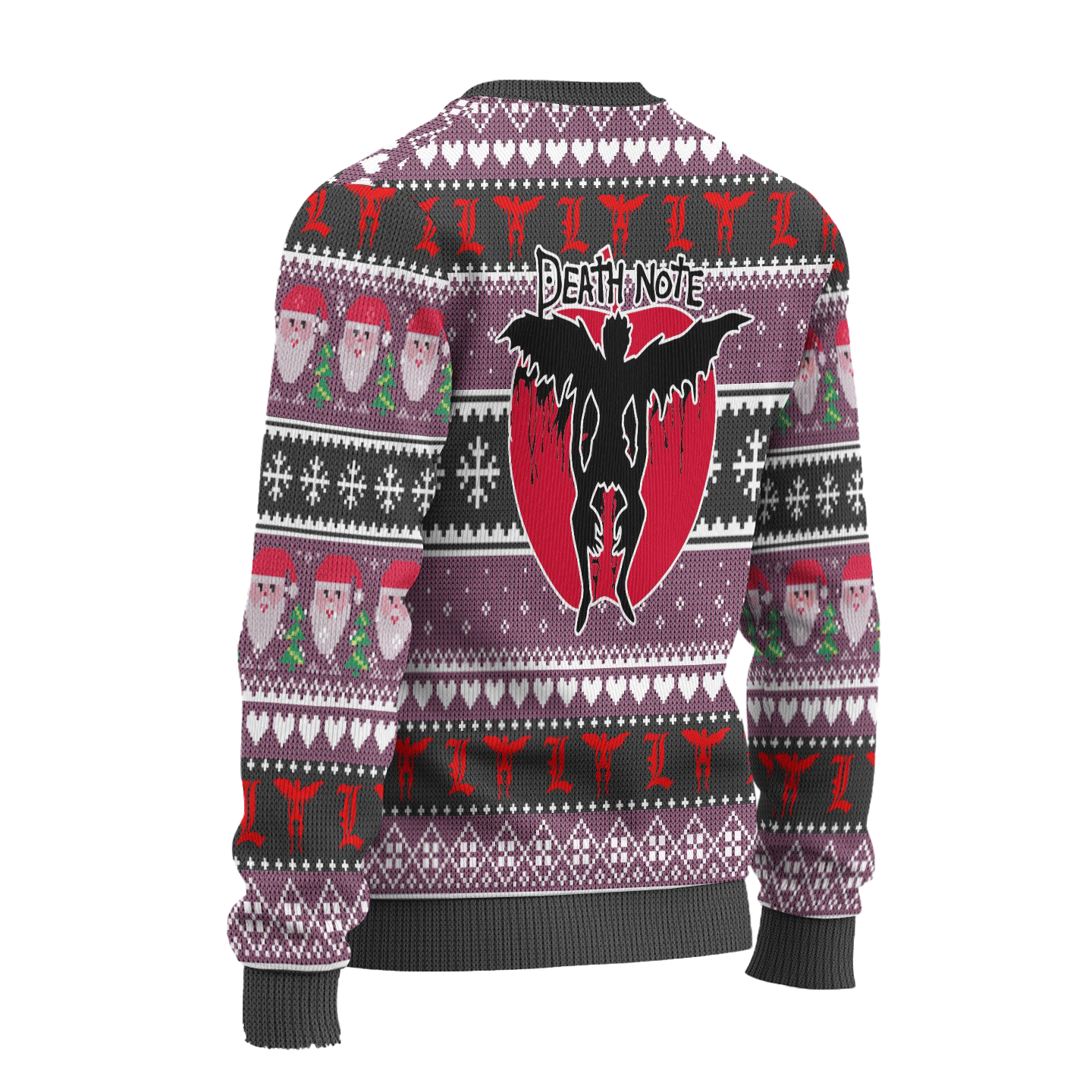 Near Anime Ugly Christmas Sweater Custom Death Note Xmas Gift