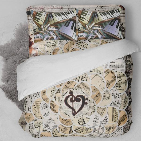 Abstract Piano Bedding Set