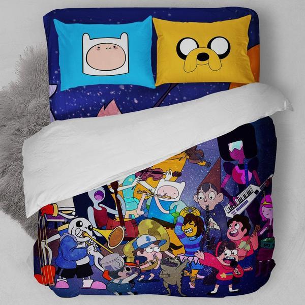 Adventure Time With Finn And Jake Bedding Set