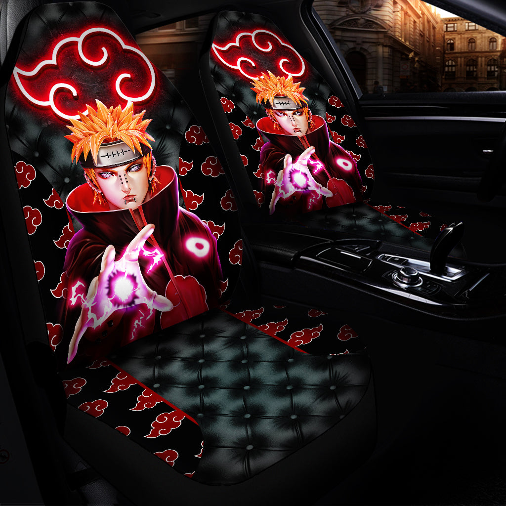 Akatsuki Naruto Premium Custom Car Seat Covers Decor Protector