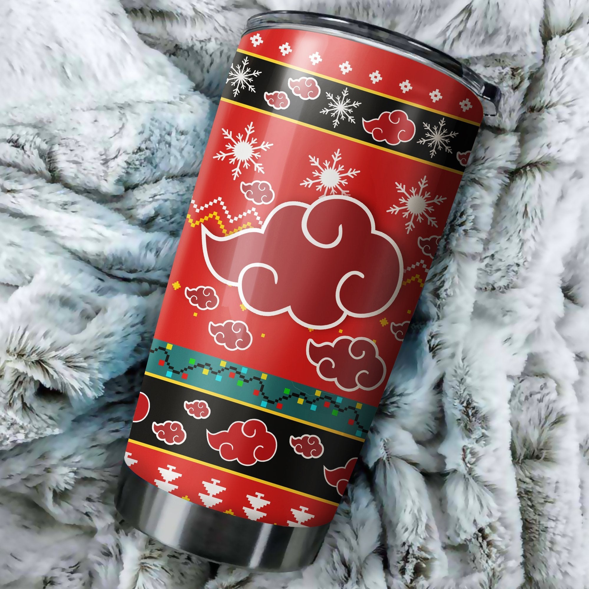 Akatsuki Naruto Christmas Tumbler Perfect Birthday Best Gift Stainless Traveling Mugs 2021