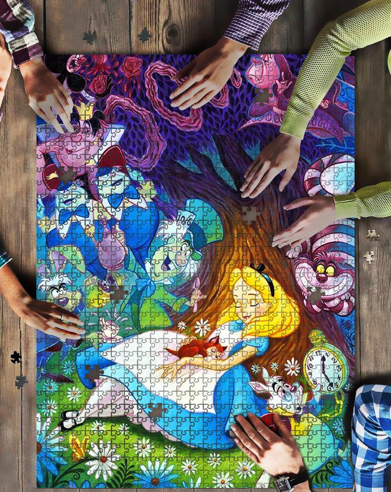 Alice In Wonderland Jigsaw Mock Puzzle