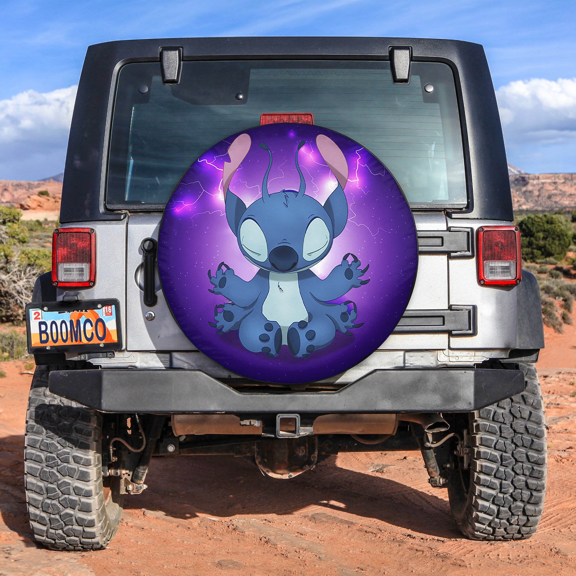 Stitch Yoga Thunder Spare Tire Covers Gift For Campers