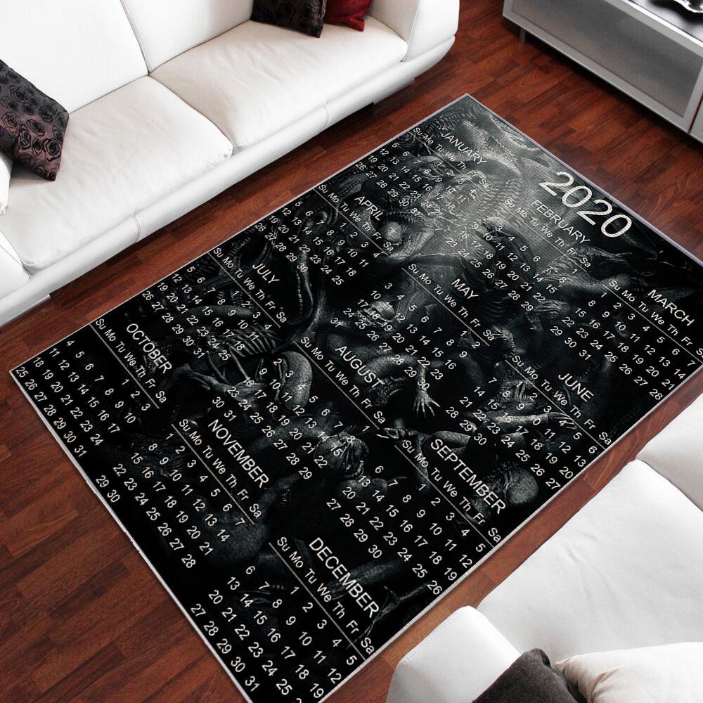 Alien Movie Area Rug Home Decor Bedroom Living Room Decor